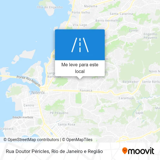Rua Doutor Péricles mapa