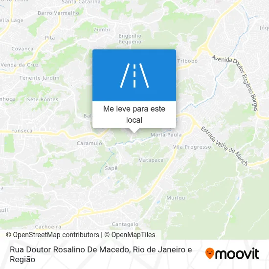 Rua Doutor Rosalino De Macedo mapa