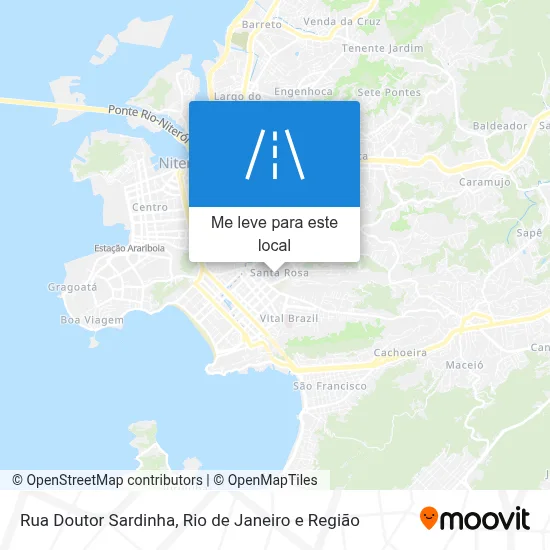 Rua Doutor Sardinha mapa