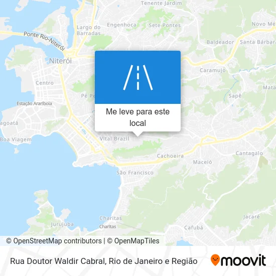Rua Doutor Waldir Cabral mapa