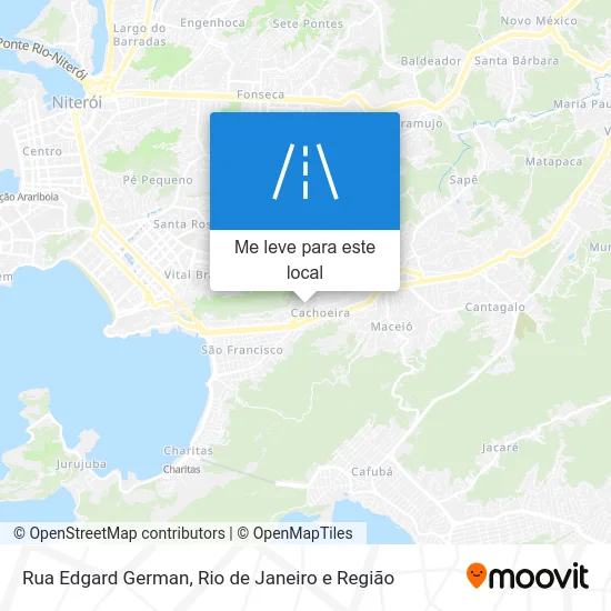 Rua Edgard German mapa