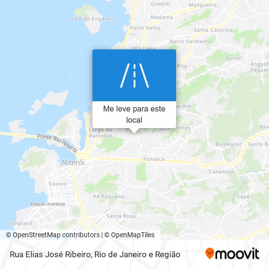 Rua Elias José Ribeiro mapa