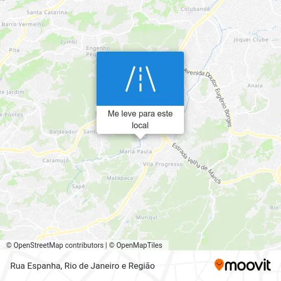 Rua Espanha mapa