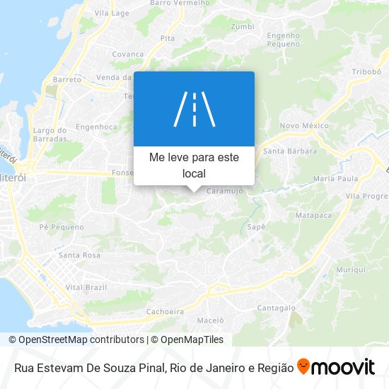 Rua Estevam De Souza Pinal mapa