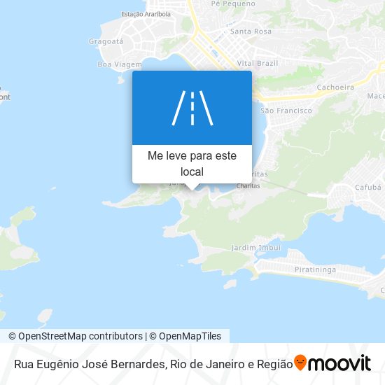 Rua Eugênio José Bernardes mapa