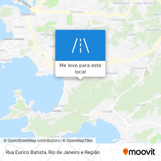 Rua Eurico Batista mapa