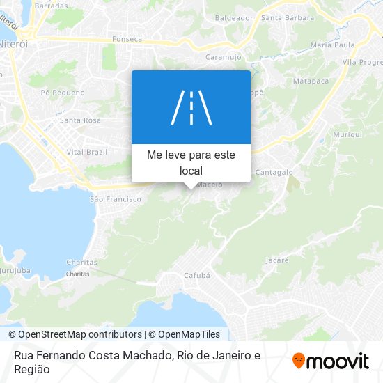 Rua Fernando Costa Machado mapa