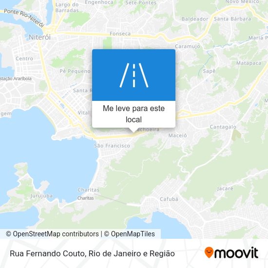 Rua Fernando Couto mapa