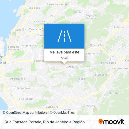 Rua Fonseca Portela mapa