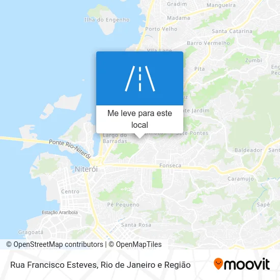 Rua Francisco Esteves mapa