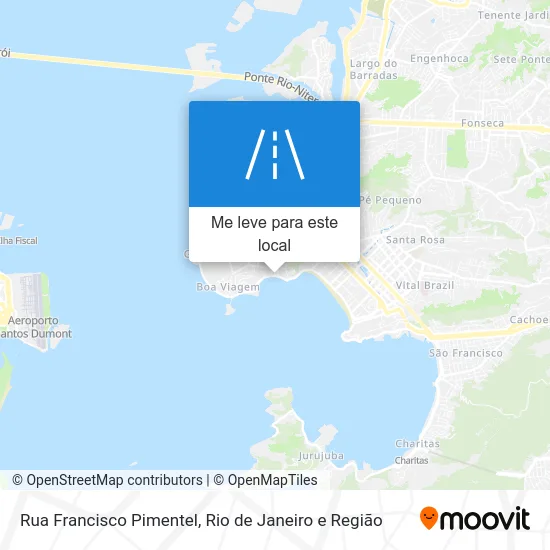 Rua Francisco Pimentel mapa