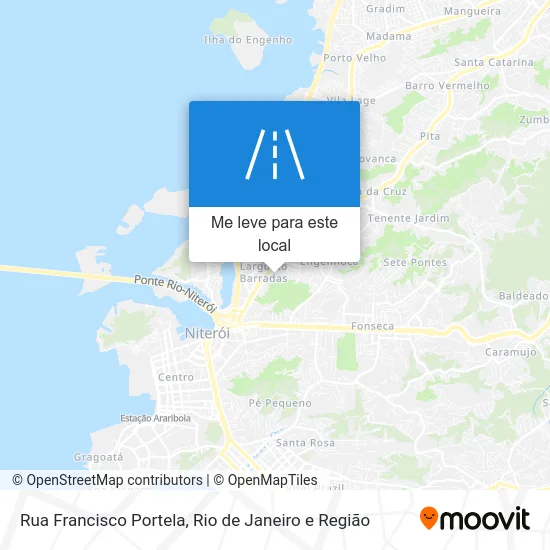 Rua Francisco Portela mapa