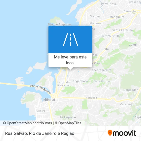 Rua Galvão mapa