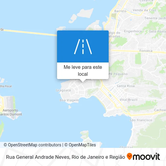 Rua General Andrade Neves mapa