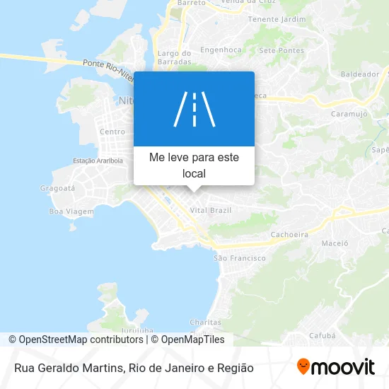 Rua Geraldo Martins mapa