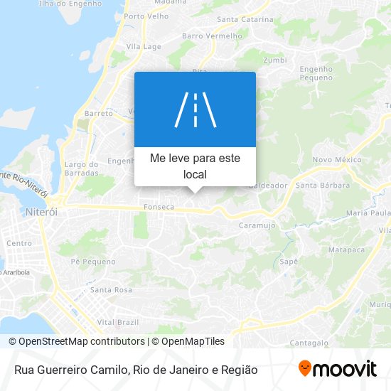 Rua Guerreiro Camilo mapa