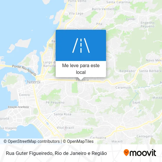 Rua Guter Figueiredo mapa