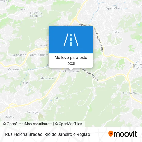 Rua Helena Bradao mapa