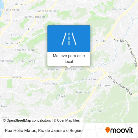 Rua Hélio Matos mapa