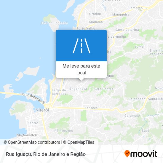 Rua Iguaçu mapa