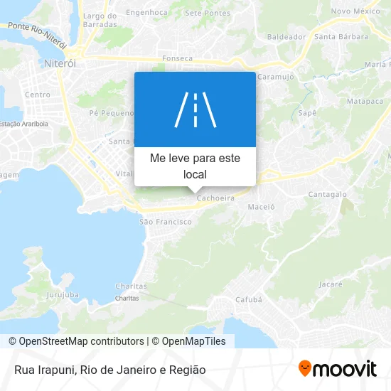 Rua Irapuni mapa