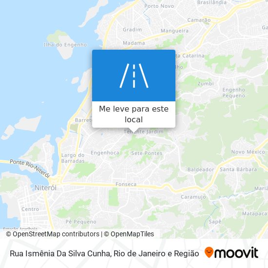 Rua Ismênia Da Silva Cunha mapa