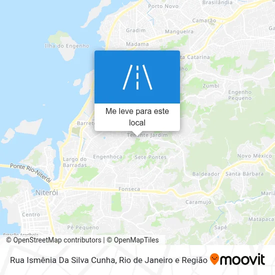 Rua Ismênia Da Silva Cunha mapa
