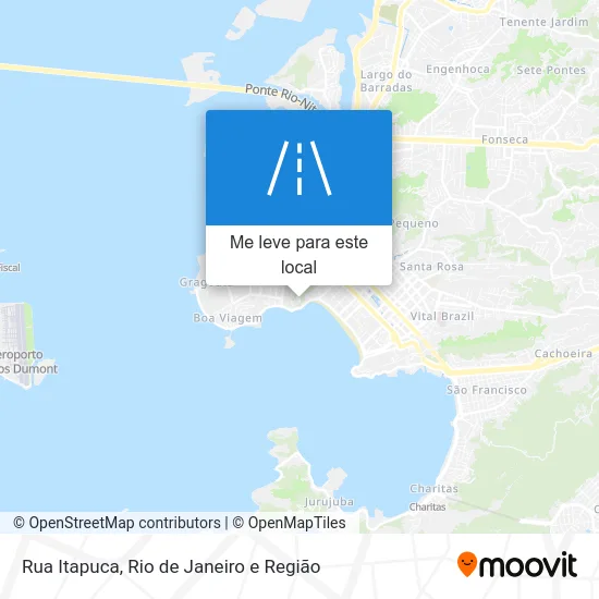 Rua Itapuca mapa