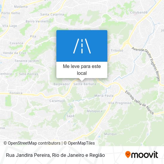 Rua Jandira Pereira mapa