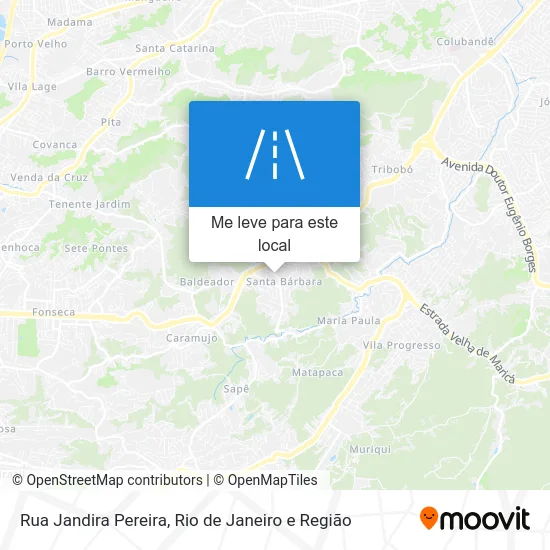 Rua Jandira Pereira mapa