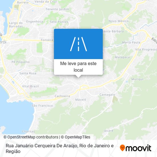 Rua Januário Cerqueira De Araújo mapa