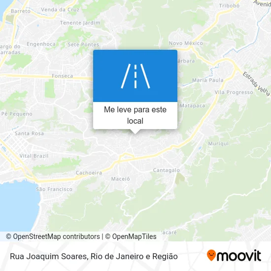 Rua Joaquim Soares mapa