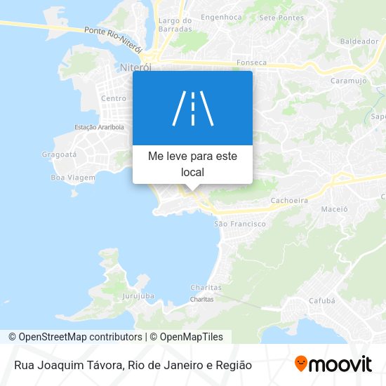 Rua Joaquim Távora mapa