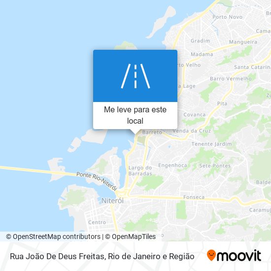 Rua João De Deus Freitas mapa