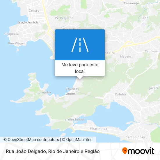 Rua João Delgado mapa