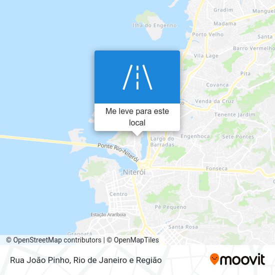 Rua João Pinho mapa