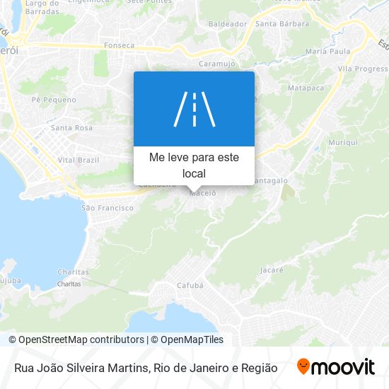 Rua João Silveira Martins mapa