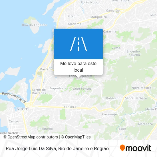 Rua Jorge Luís Da Silva mapa