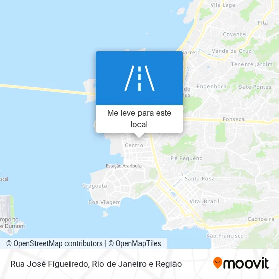 Rua José Figueiredo mapa