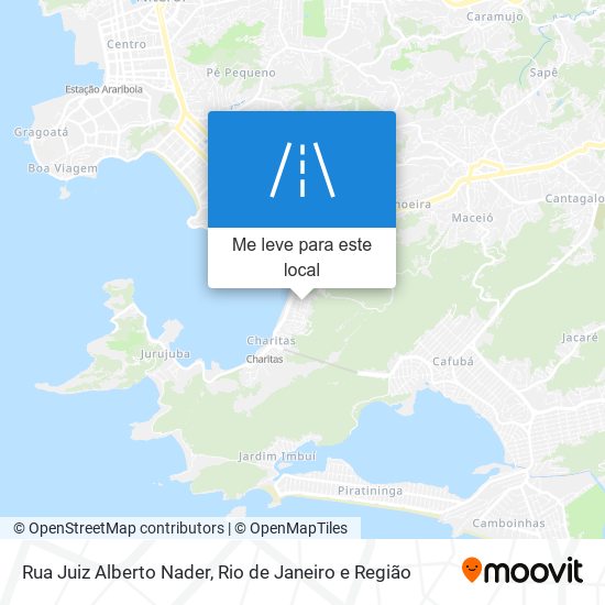 Rua Juiz Alberto Nader mapa