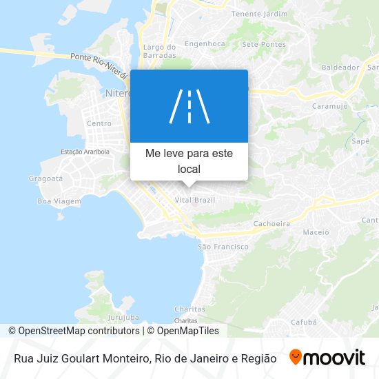 Rua Juiz Goulart Monteiro mapa