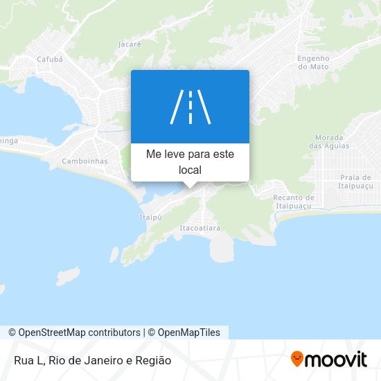 Rua L mapa