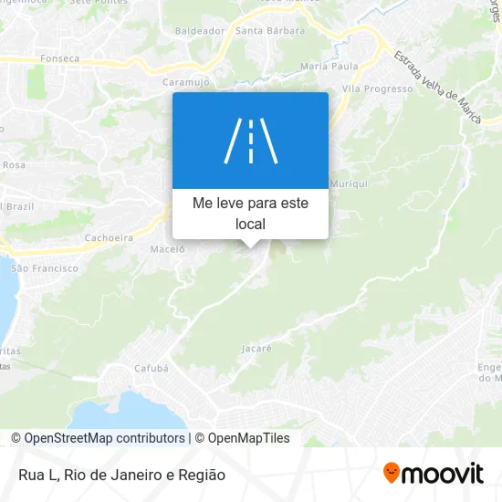 Rua L mapa