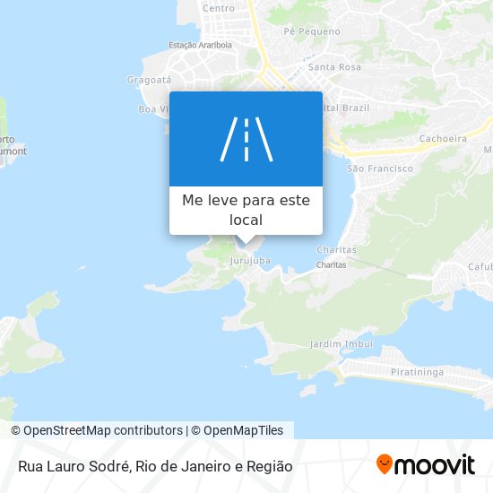 Rua Lauro Sodré mapa