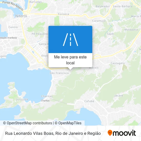 Rua Leonardo Vilas Boas mapa