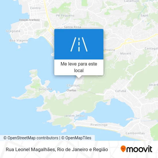 Rua Leonel Magalhães mapa