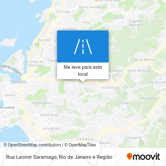 Rua Leonor Saramago mapa