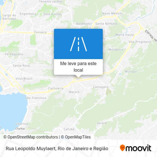 Rua Leopoldo Muylaert mapa