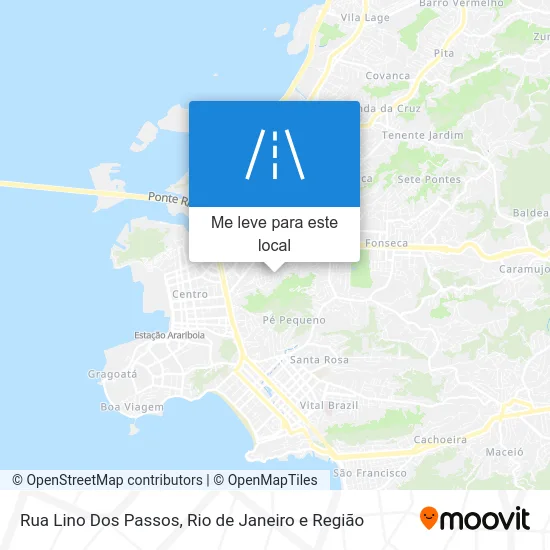 Rua Lino Dos Passos mapa