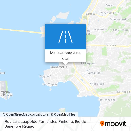 Rua Luiz Leopoldo Fernandes Pinheiro mapa